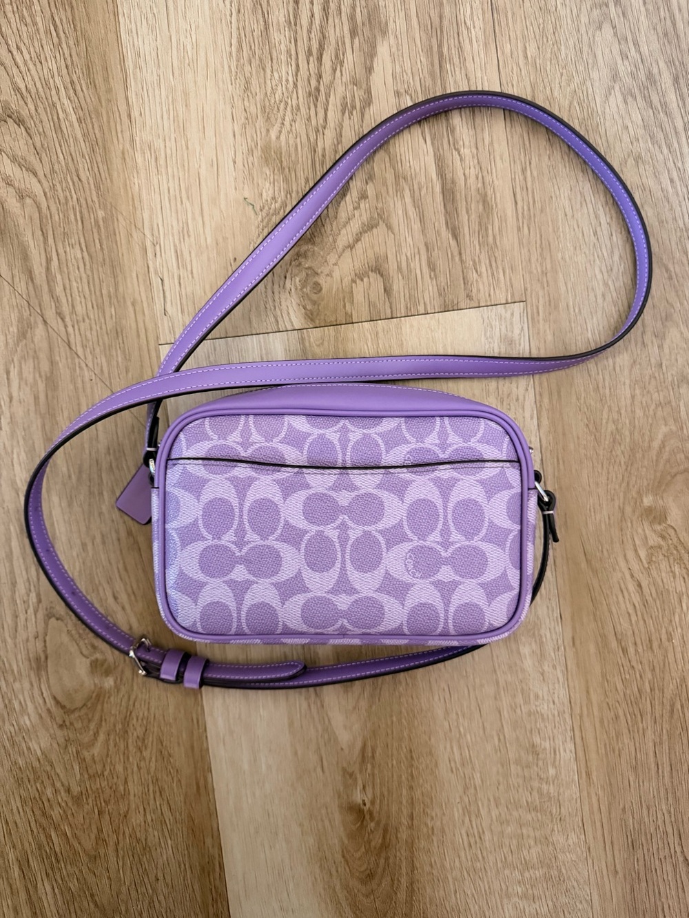 Coach Mini Jamie Camera Purple Bag - Picture 6 of 7